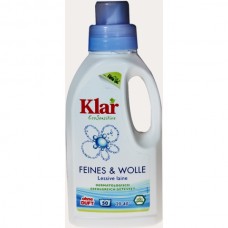 Жидкое средство для стирки деликатных и шерстяных тканей Klar 500 мл