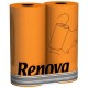 Полотенце бумажное оранжевое 2-х сл. 80 лис. (2рул. 1 уп.) Renova